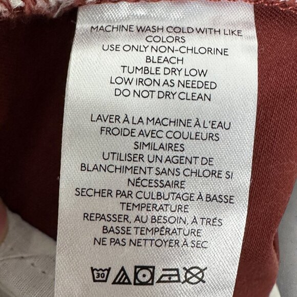 Urban Outfitters Chino Skate Pants Maroon Wine Red Mens Size 32‎ x 32 Wide Leg - Picture 8 of 12